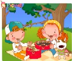 dzieci podczas pikniku
